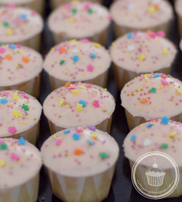 Cupcake with sprinkles